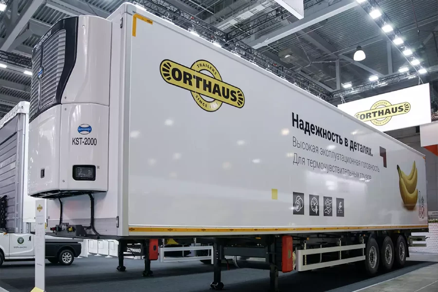 рефрижераторный полуприцеп Orthaus FR3 на выставке коммерческого автотранспорта и технологий «COMvex»