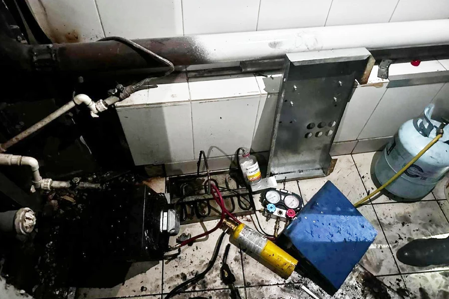 взрыв холодильного оборудования