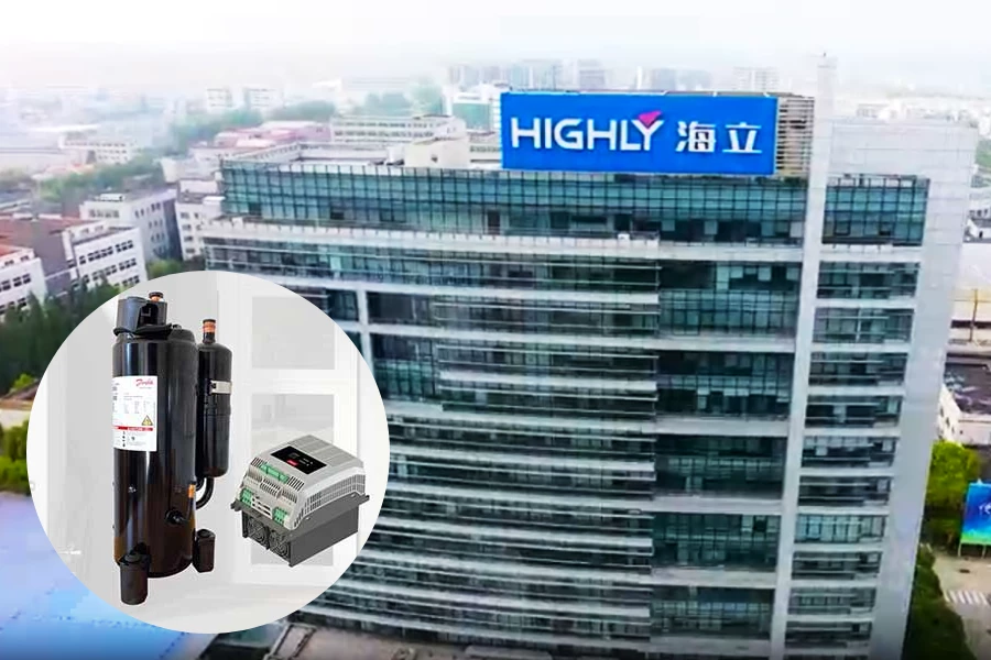 Danfoss роторные компрессоры Highly для тепловых насосов